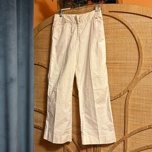 Tyler Boe Cream Bootcut Dress Pants Size 8